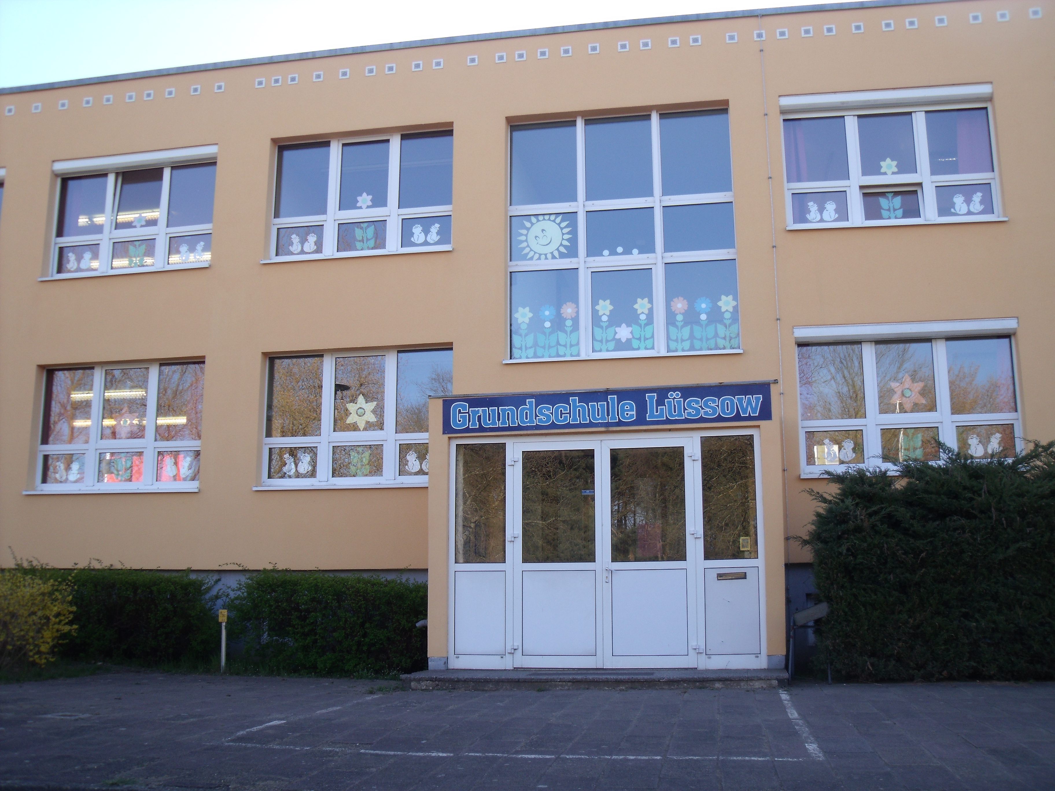 Schulgebäude in Lüssow