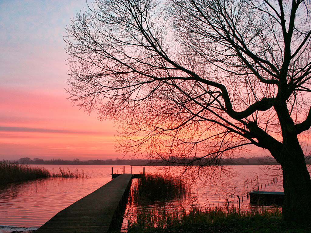 Sonnenaufgang in Gutow, Foto Rüdiger Struve